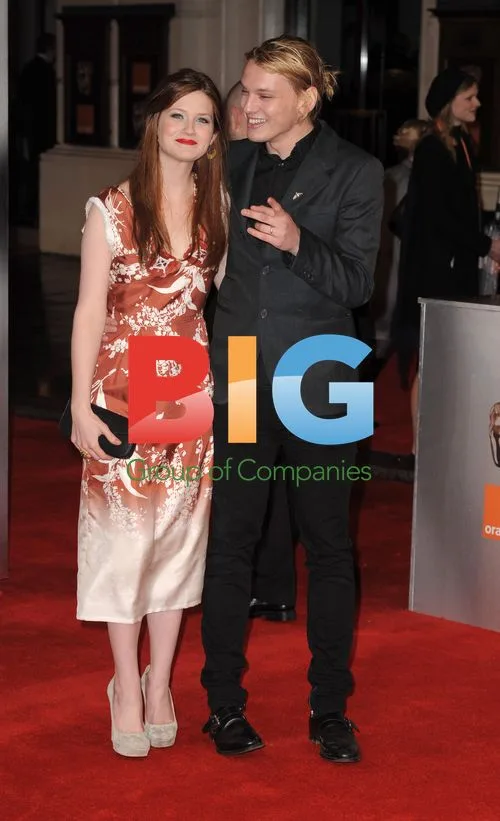 Bonnie Wright and Jamie Campbell Bower at 2011 BAFTA