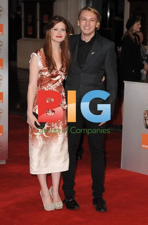 Bonnie Wright and Jamie Campbell Bower at BAFTA 2011