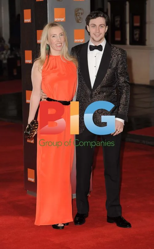 Sam Taylor-Wood and Aaron Johnson at 2011 BAFTAs