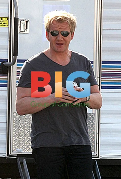 Gordon Ramsay on MasterChef Set