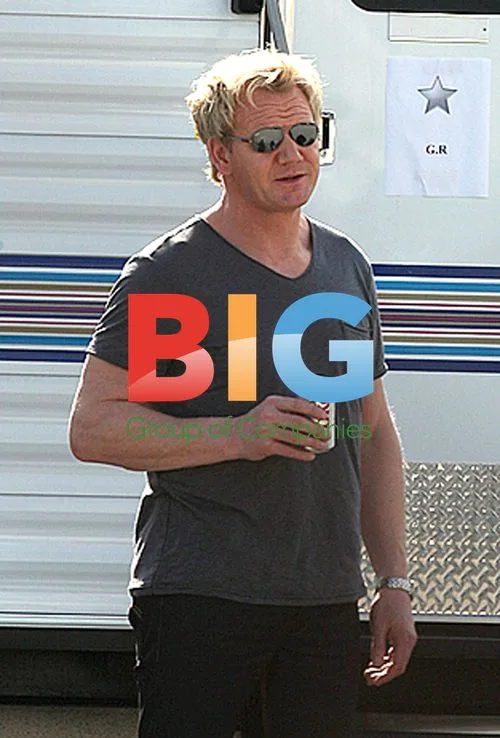 Gordon Ramsay on MasterChef Set
