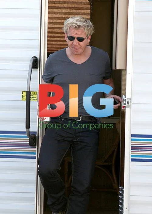 Gordon Ramsay on MasterChef Set