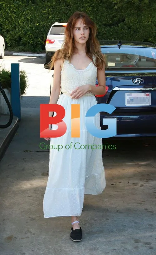 Isabel Lucas Pumping Gas