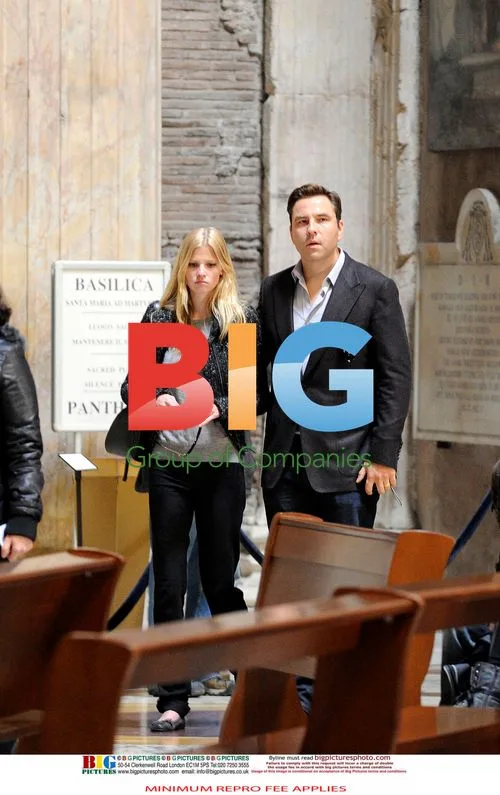 Lara Stone and David Walliams' Romantic Rome Break