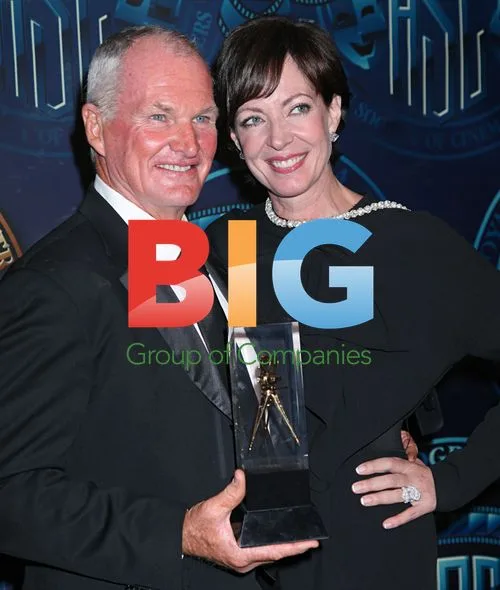 Michael Watkins and Allison Janney at ASC Awards