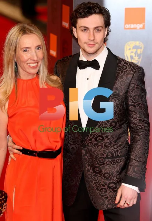 Sam Taylor-Wood and Aaron Johnson at BAFTA 2011