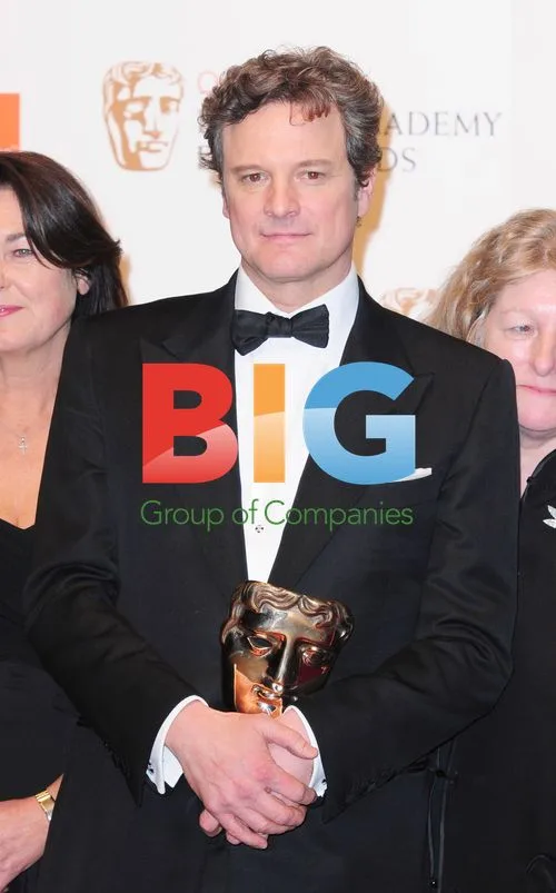 Colin Firth at 2011 BAFTA Press Room