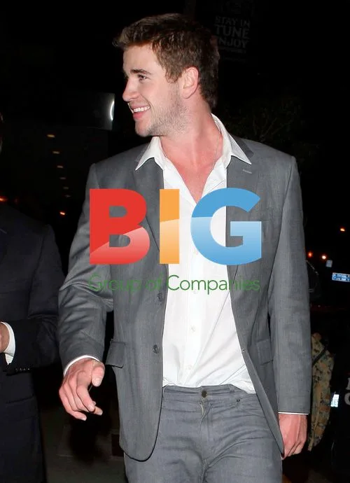 Liam Hemsworth Leaving Trousdale in Beverly Hills