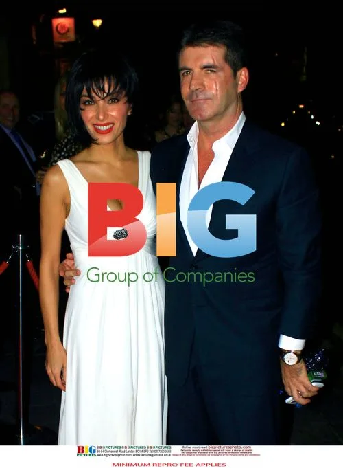 Simon Cowell and Mezhgan Hussainy at Birthday Party