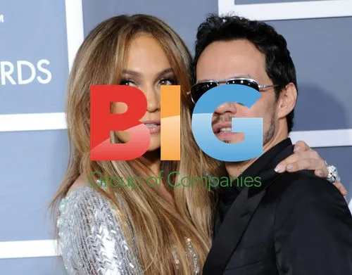 Jennifer Lopez and Marc Anthony at Grammys