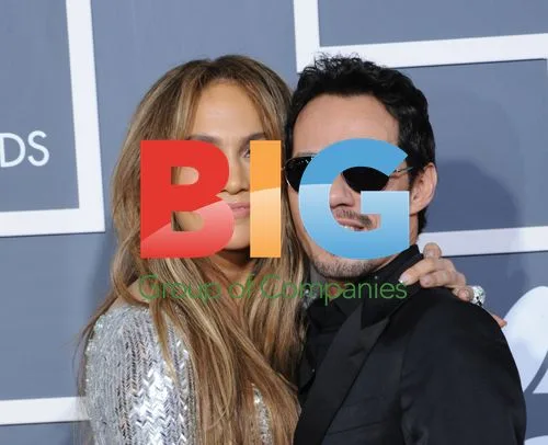 Jennifer Lopez and Marc Anthony at Grammys