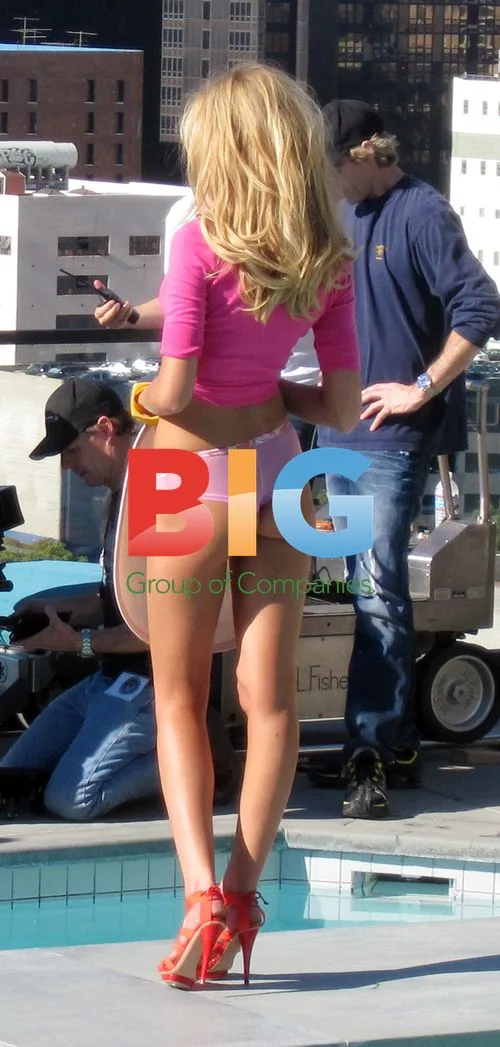Victoria's Secret Models Filming Commercial