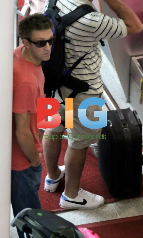 Vincent Cassel Arriving in Rio