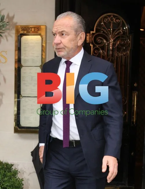 Lord Alan Sugar Leaving Scotts in London
