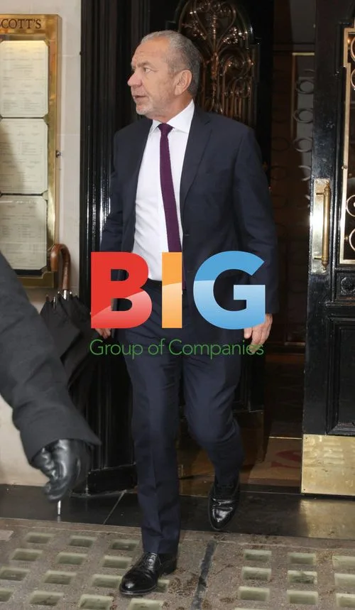 Lord Alan Sugar Leaving Scotts in London