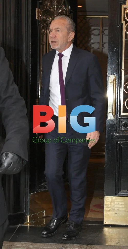 Lord Alan Sugar Leaving Scotts in London