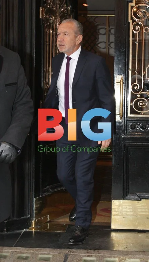Lord Alan Sugar Leaving Scotts, London