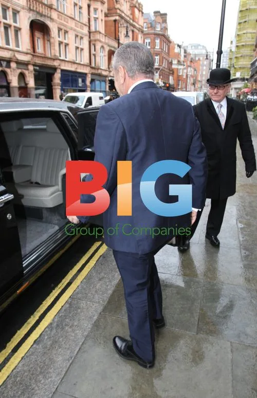 Lord Alan Sugar Leaving Scotts in London