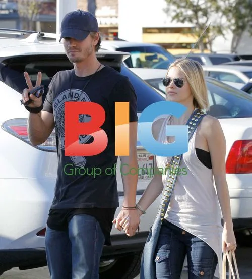 Chad Michael Murray and Kenzie Dalton in Beverly Hills