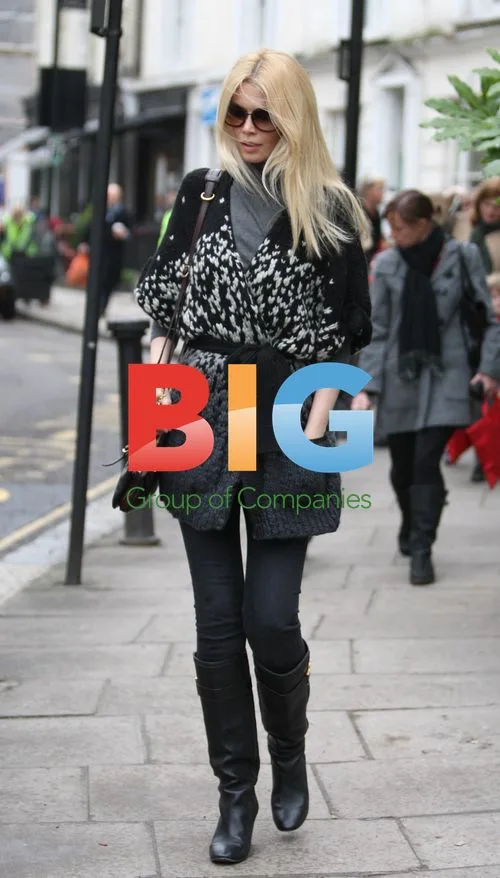 Claudia Schiffer on School Run