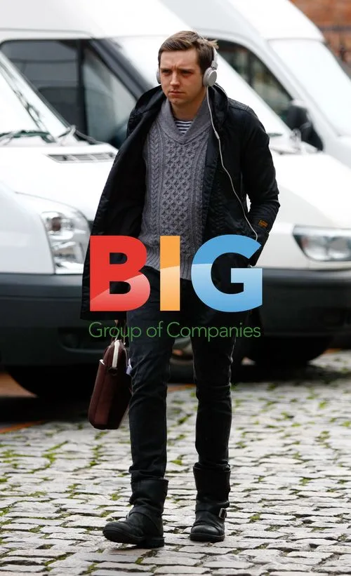 Craig Gazey on Coronation Street set