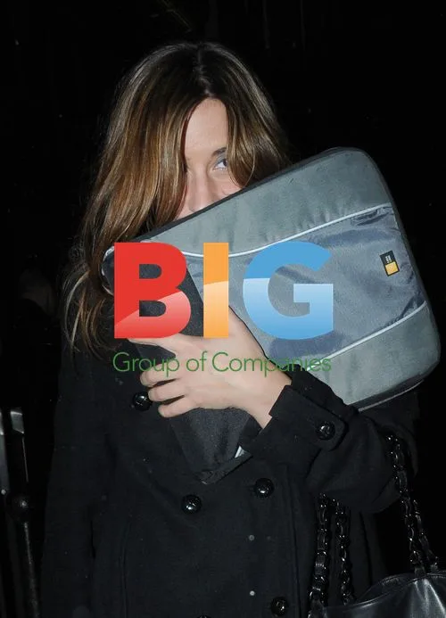 Celebrities Leaving Groucho Club in London
