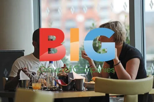 JB Gill and girlfriend at hotel lunch