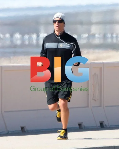 Matthew McConaughey Jogging in Malibu