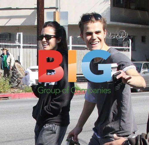 Paul Wesley and Torrey DeVitto Lunch Date on Valentine's Day