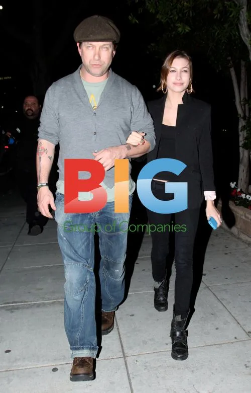 Stephen Baldwin and daughter Hailey in Hollywood