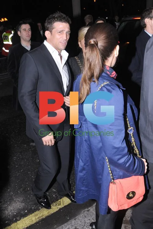 Alex Reid Arrives at Brits Party