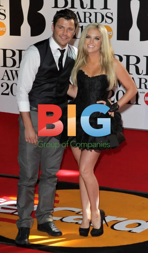 Mark Wright and Kayla Collins at 2011 Brit Awards