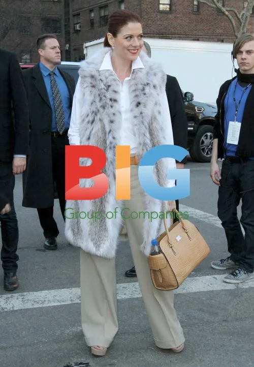 Debra Messing at Fashion Week