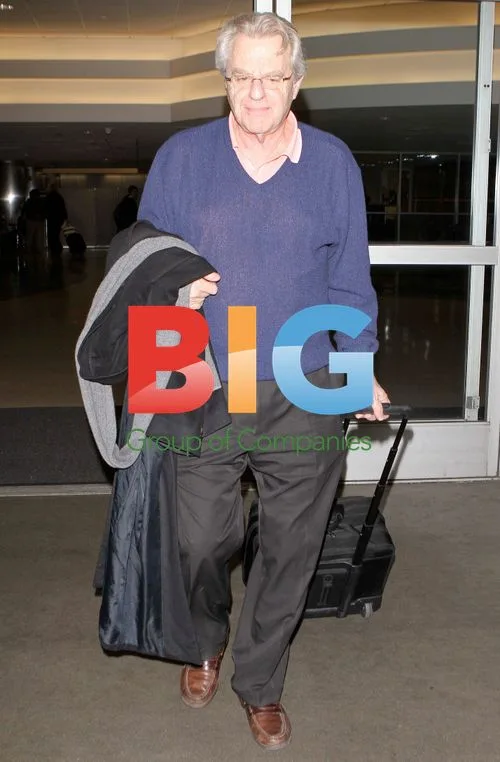Jerry Springer Arrives at LAX