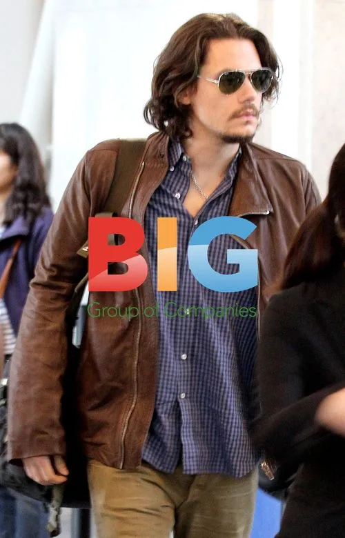 John Mayer Arrives at LAX