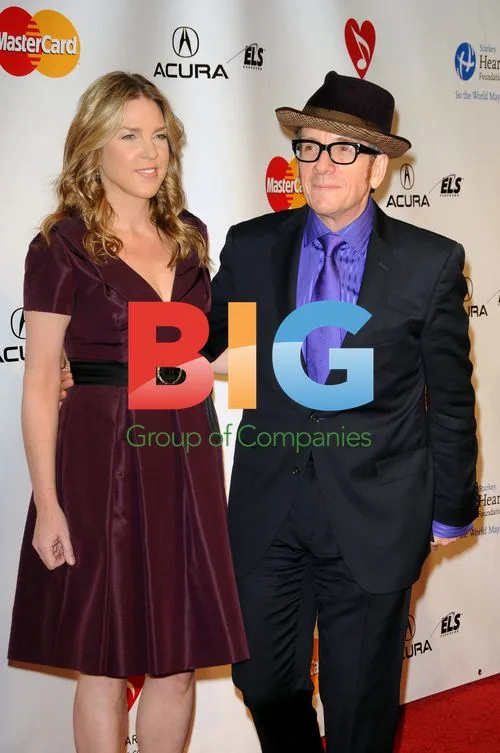 Diana Krall and Elvis Costello at Barbra Streisand Tribute