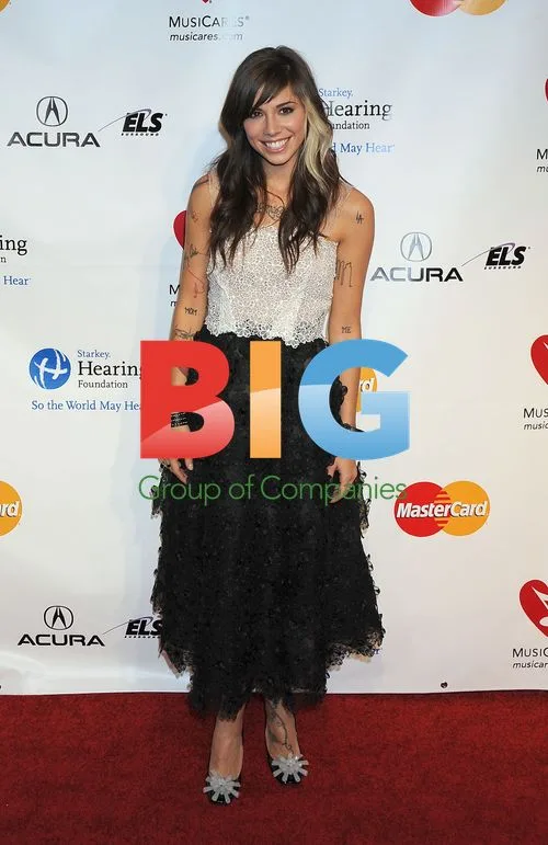 Christina Perri at MusiCares Tribute to Barbra Streisand
