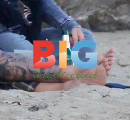 Pink enjoys beach picnic with Carey Hart