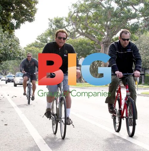 Arnold Schwarzenegger Rides Bikes