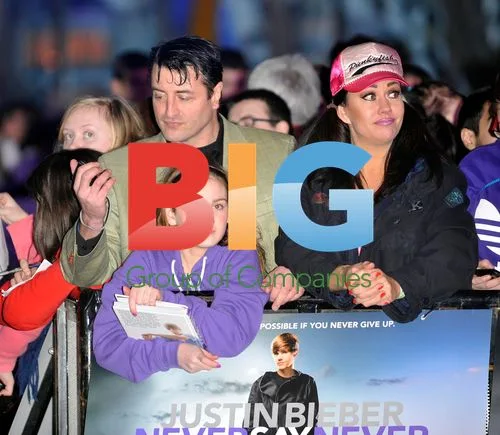 Mario Marconi and Lisa Appleton at Justin Bieber Premiere