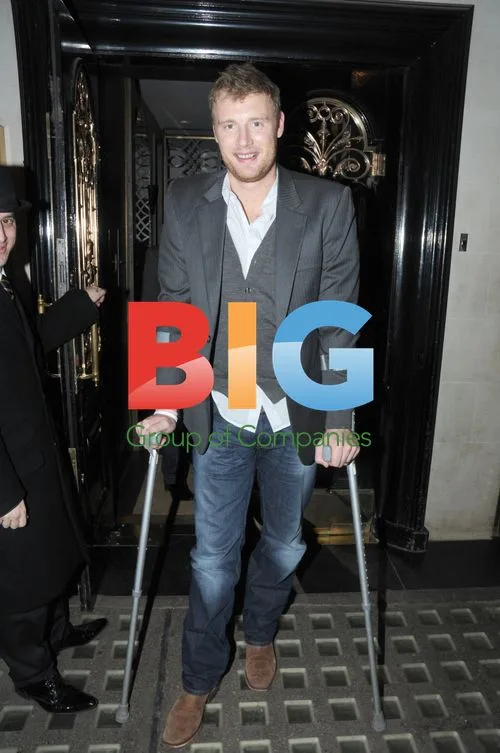 Ex-England cricketer Freddie Flintoff leaves Scotts Restaurant