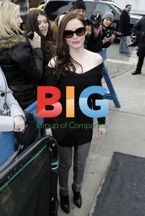 Rose McGowan at Mercedes-Benz Fashion Week