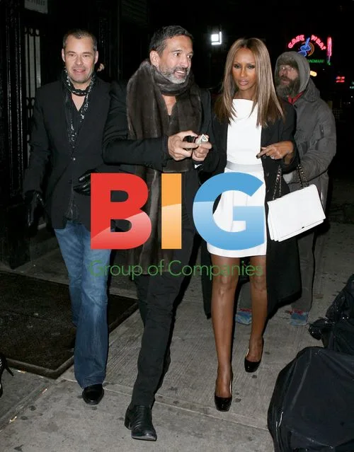 Iman at Minetta Tavern in NYC