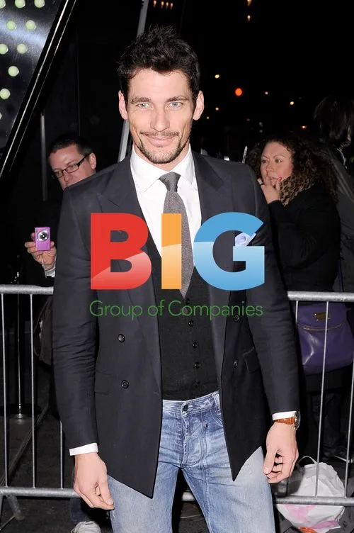 David Gandy at Vogue.com party