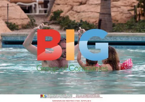 Charlotte Church and Family at Caribbean Beach