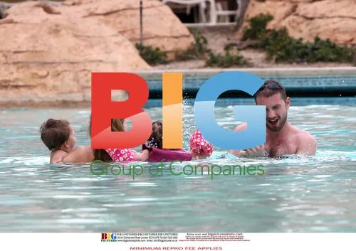 Charlotte Church and Family on Caribbean Beach