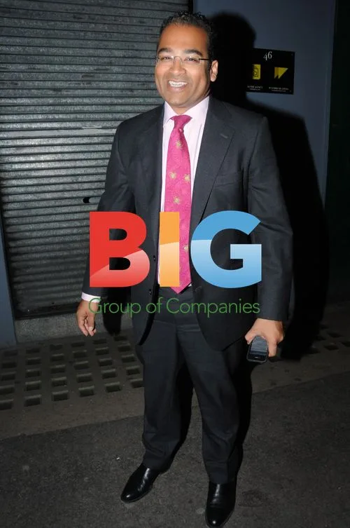 Krishnan Guru-Murthy Leaving Groucho Club in London