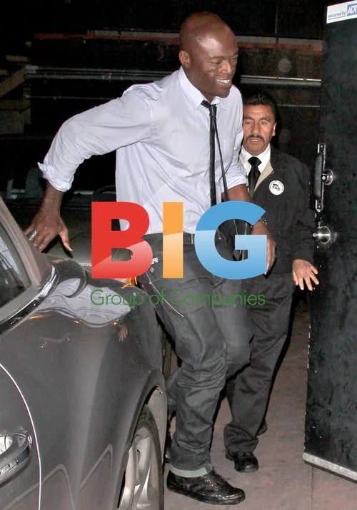 Seal and Heidi Klum Leaving Restaurant