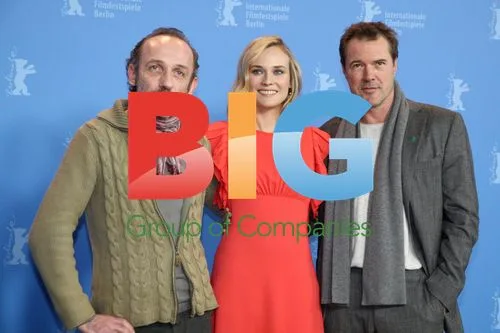 Karl Markovics, Diane Kruger and Sebastian Koch at "Unknown" photocall