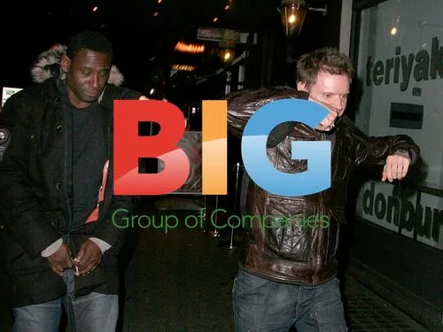Marc Warren and David Harewood Leaving Spearmint Rhino